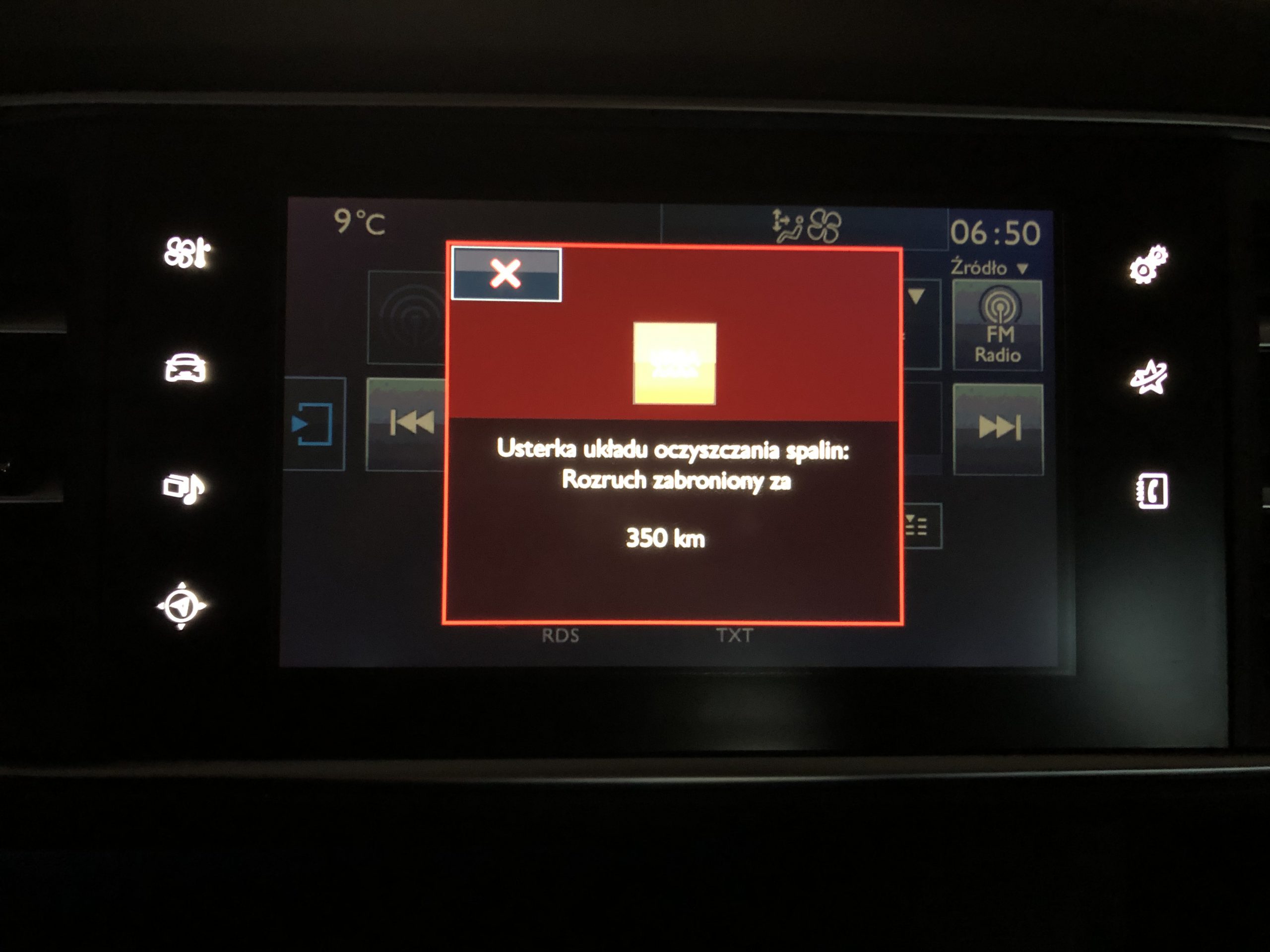 Auto przy obsłudze